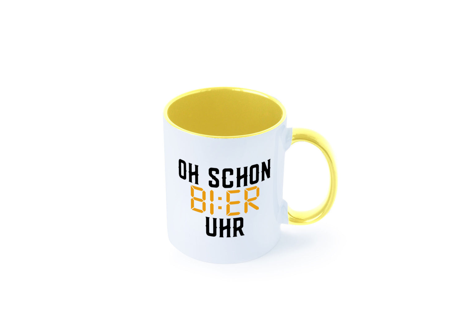 Oh schon Bier Uhr | Biertrinker Party Feiern Pils Humor Geschenkidee Tasse