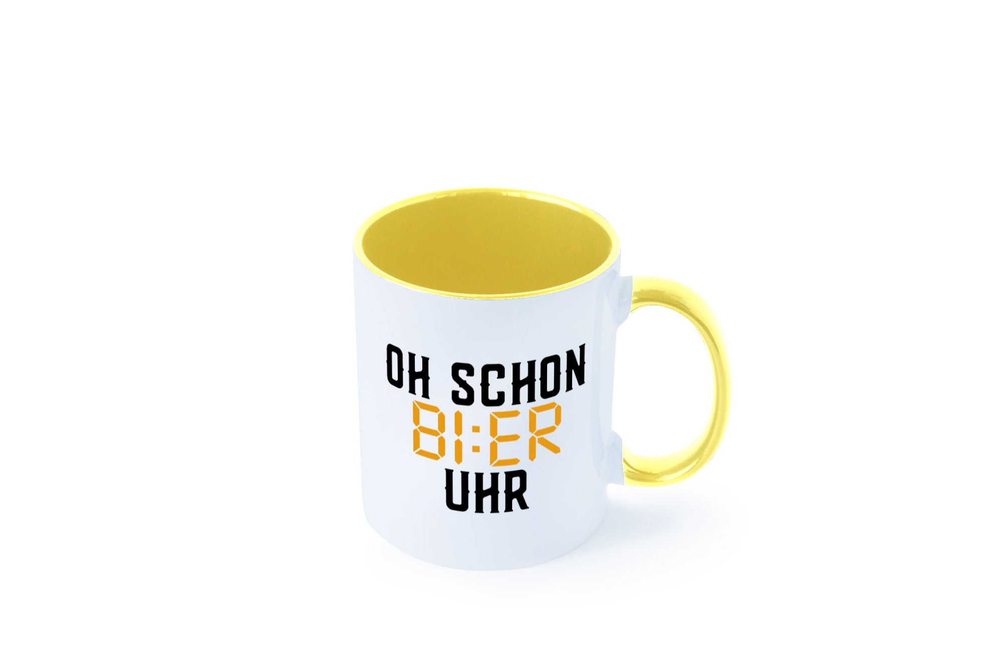 Oh schon Bier Uhr | Biertrinker Party Feiern Pils Humor Geschenkidee Tasse