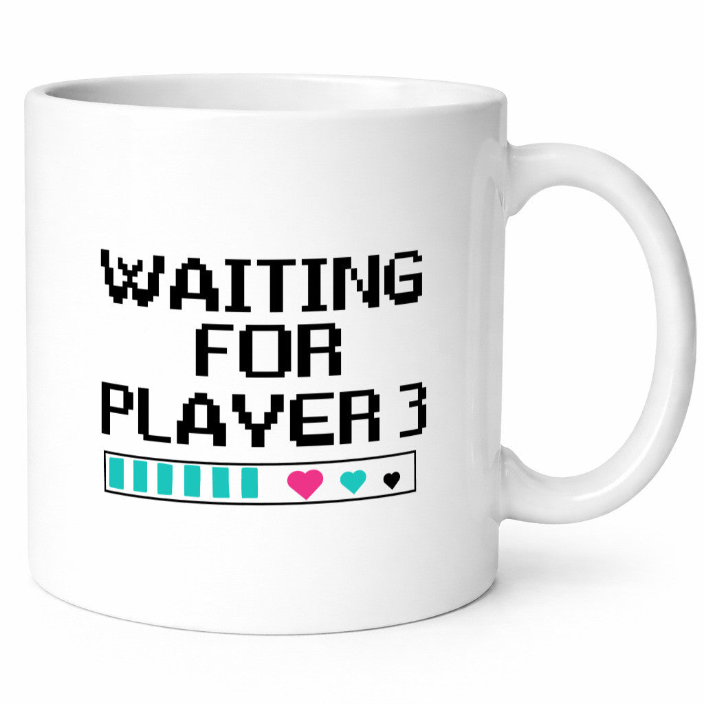 Waiting for Player 3 | Schwangerschaft Tasse Eltern lustiger Spruch Geschenk