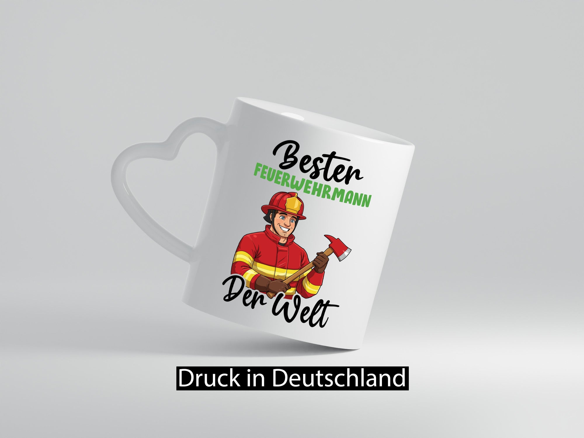 Bester Feuerwehrmann | Feuerwehr v2 Humor Geschenkidee Tasse