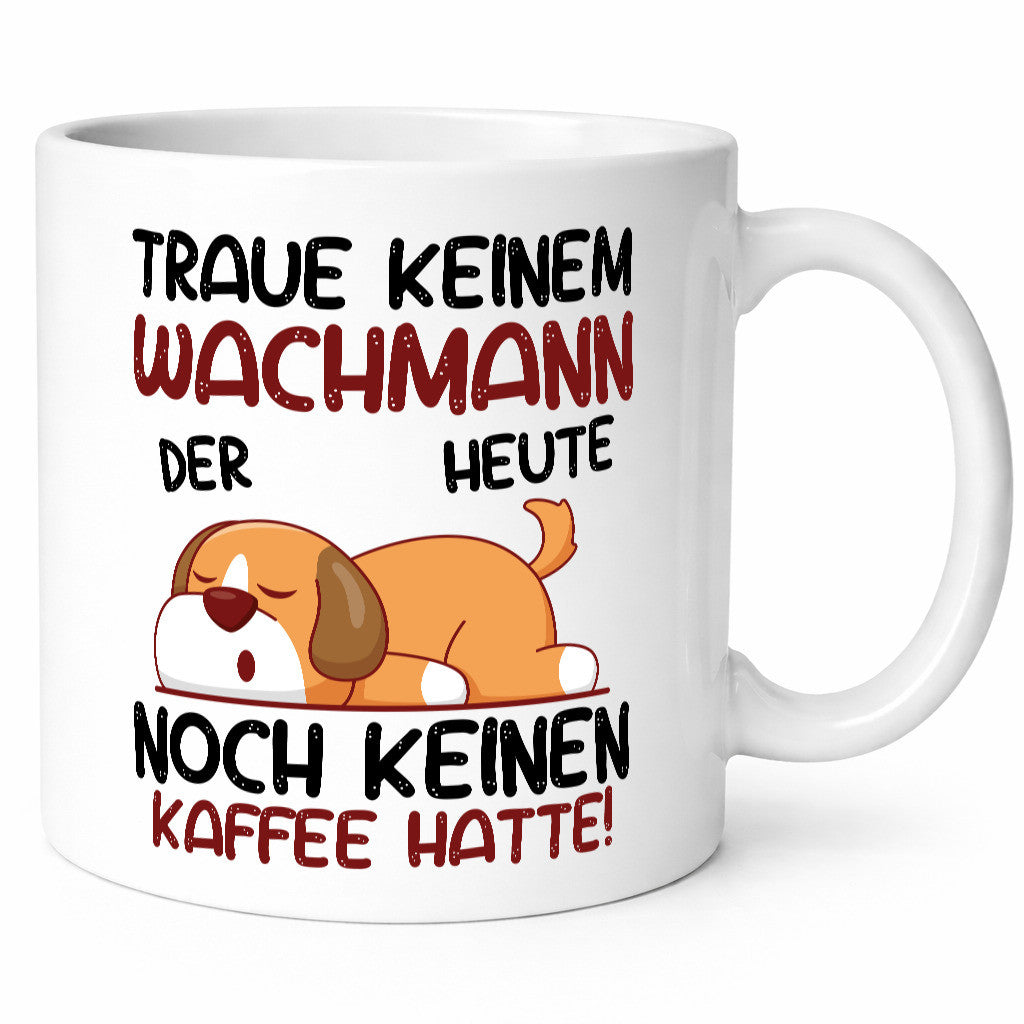 Traue keinem Wachmann | Wachpersonal Nachtwächter lustig Humor Geschenkidee