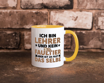 Ich bin kein Faultier: Lehrer | Schule Beruf Schüler Humor Arbeit Kollegen Büro