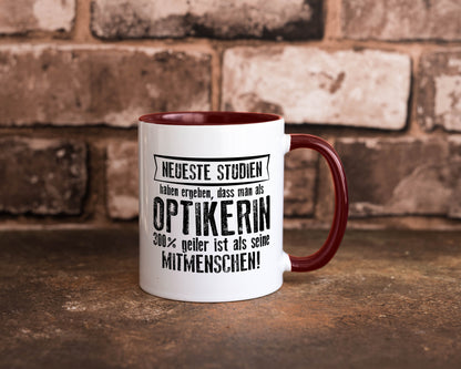 Neuste Studien: Optikerin | Augenoptik Geschenk Humor Geschenkidee lustiger