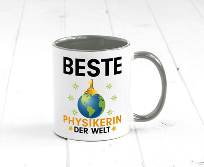 Welt Beste Physikerin | Physik lustiger Spruch Geschenk Humor Geschenkidee Tasse