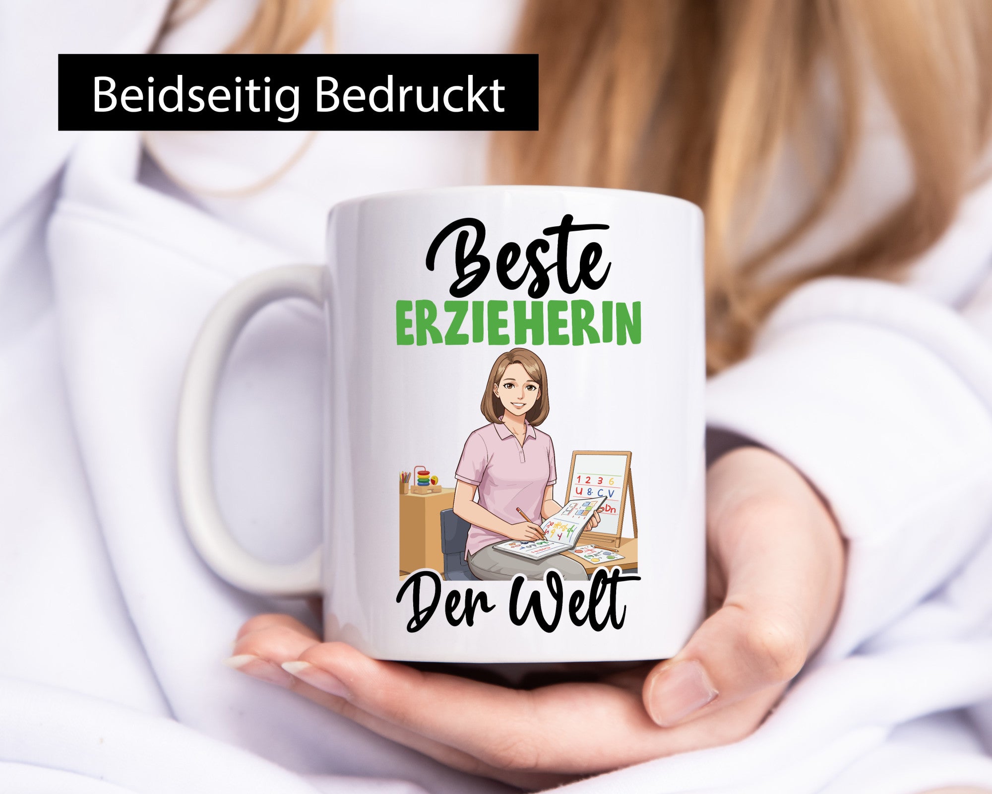 Beste Erzieherin | Pädagogin Schule v2 lustiger Spruch Geschenk Humor