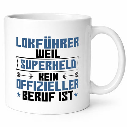 Superheld Lokführer | Zug Beruf Geschenk Arbeit Kollegen Büro lustiger Spruch
