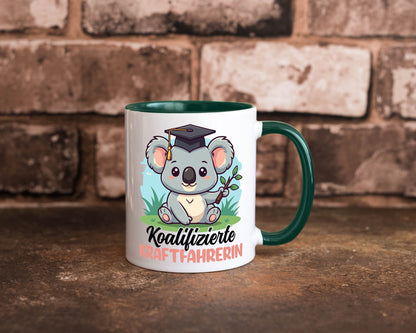 Koalifizierte Kraftfahrerin | Lastwagen LKW Humor Geschenkidee Tasse