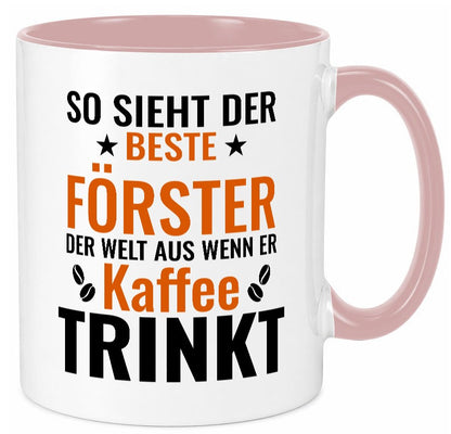 Kaffee trinkt: Förster | Forst Arbeit Humor Kollegen Büro Geschenkidee Tasse