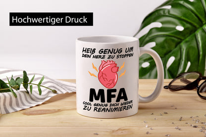 MFA Tasse | Herz Motiv Krankenpfleger Statement lustiger Spruch Geschenk Humor