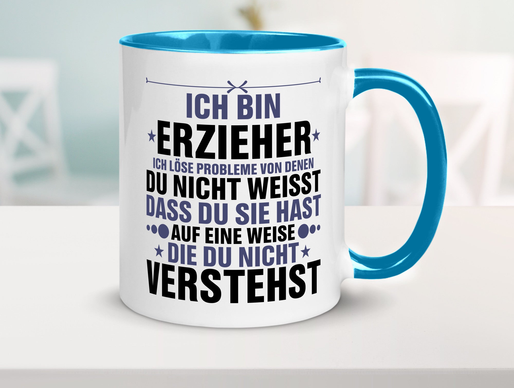 Löse Probleme: Erzieher | Pädagoge Schule v2 lustiger Spruch Geschenk Humor