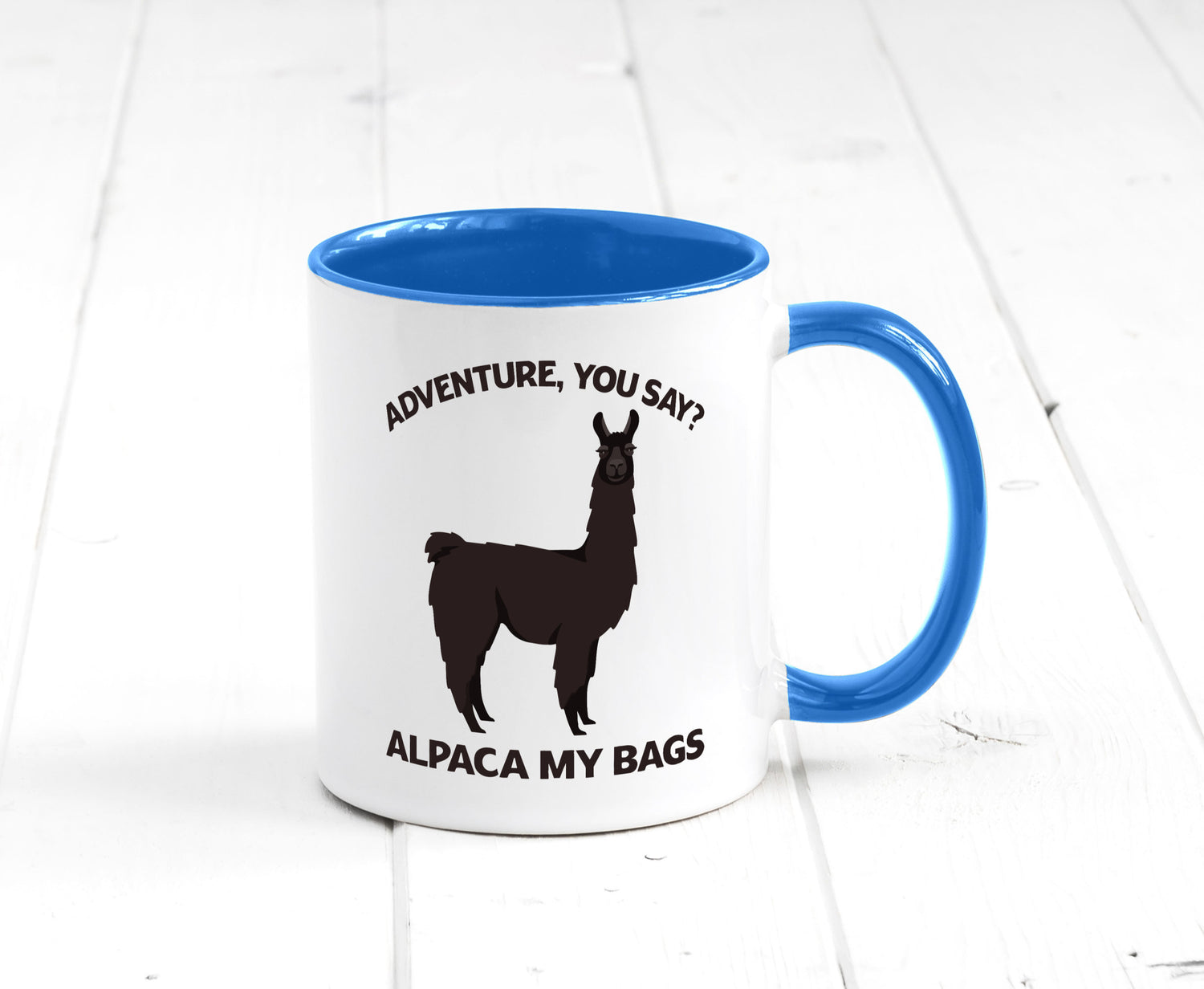 Adventure, Alpaca | Humor Geschenkidee Tasse