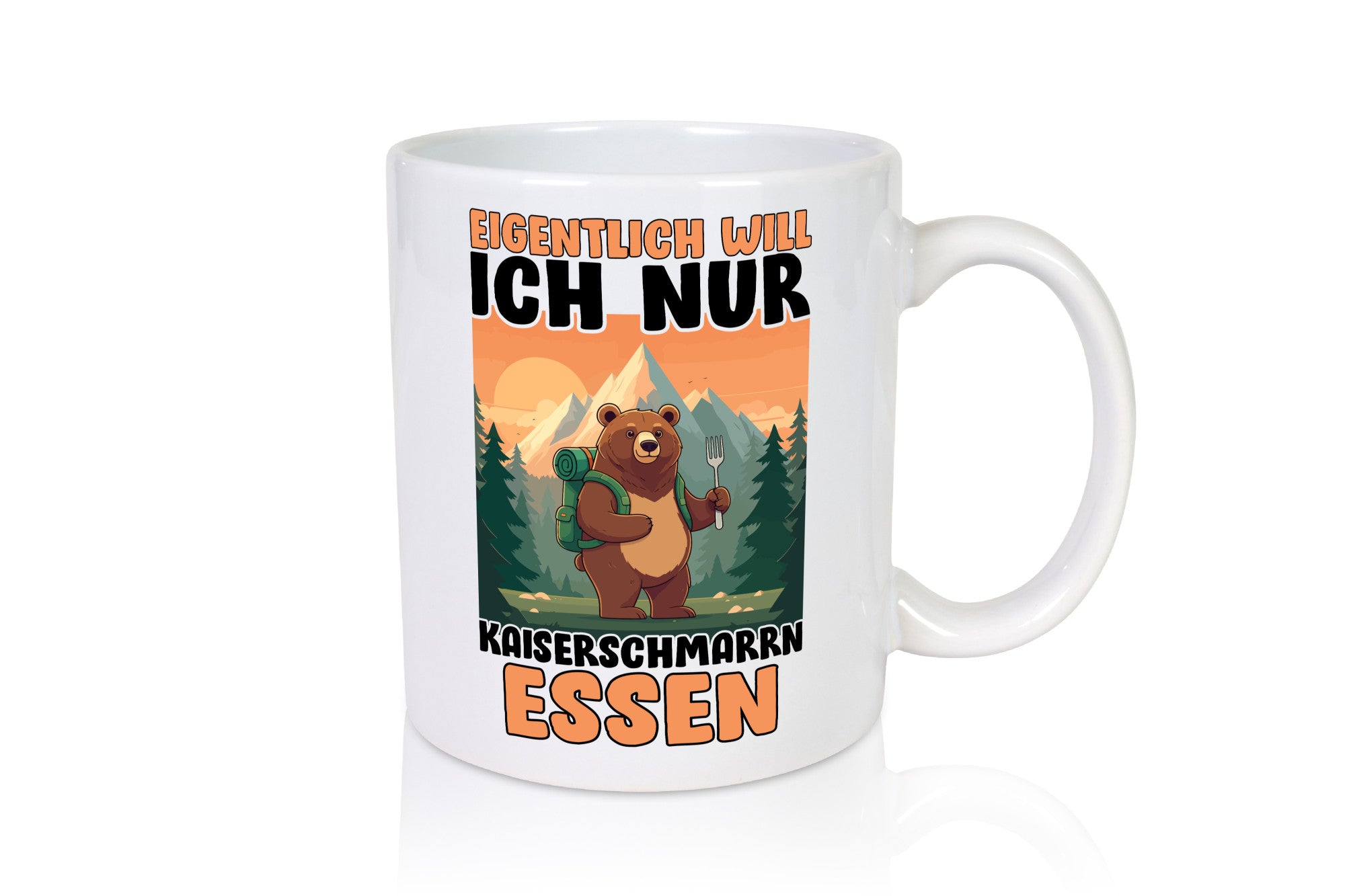 Eigentlich will ich nur Kaiserschmarn essen Humor Geschenkidee Tasse