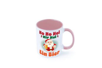 Ho mir mal ein Bier | Ugly Christmas Trinken v2 Geschenkidee Humor Tasse
