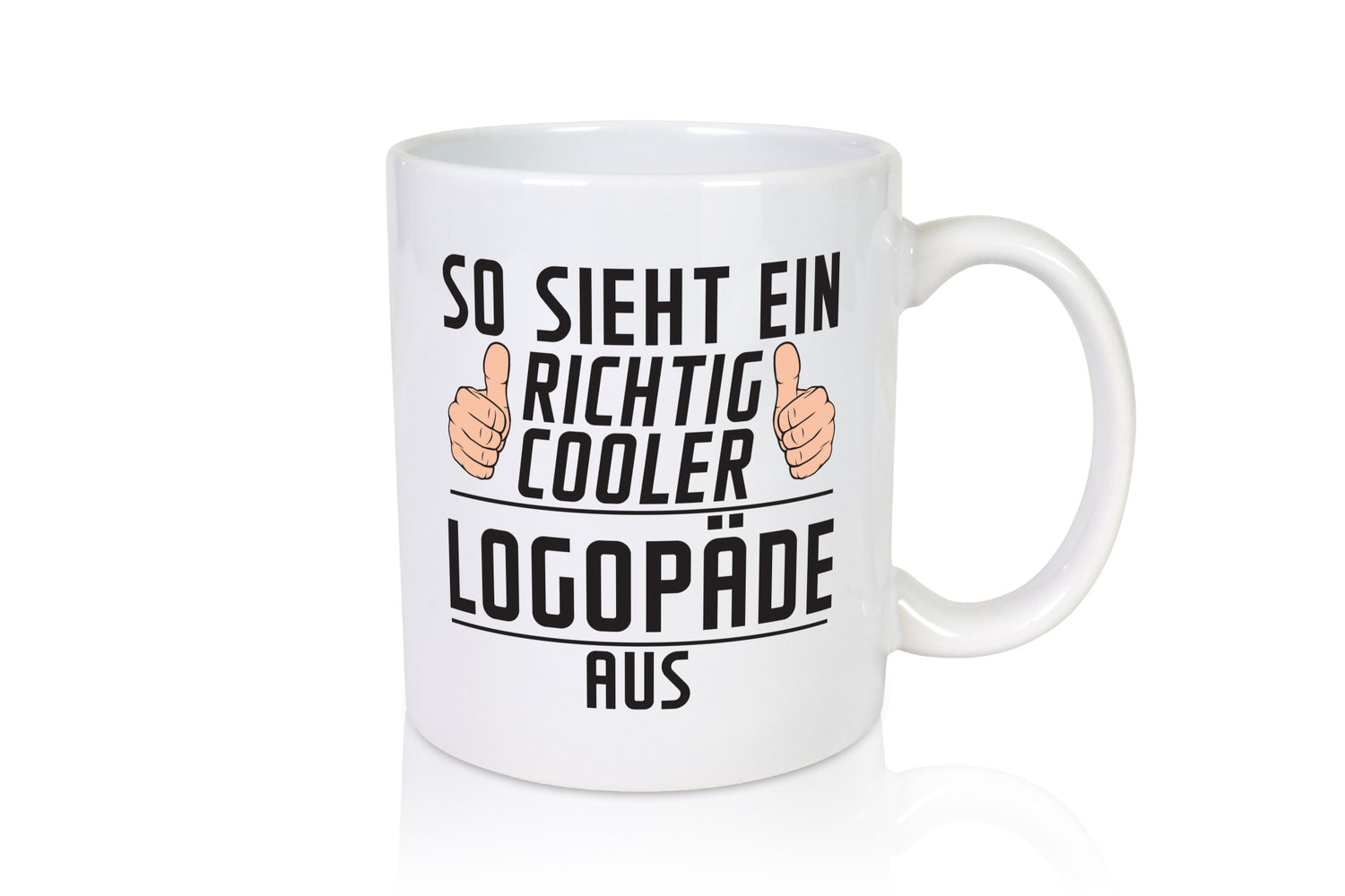 Richtig Cooler Logopäde | Sprachtherapie Geschenkidee Humor Tasse
