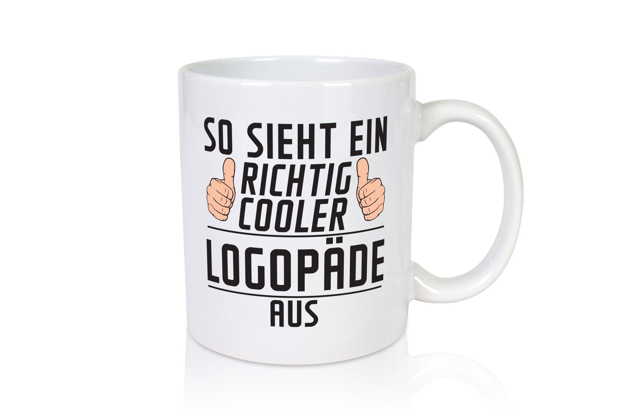 Richtig Cooler Logopäde | Sprachtherapie Geschenkidee Humor Tasse