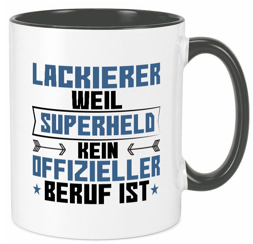 Superheld Lackierer | Definition lackieren lustig Humor Geschenkidee Geschenk Tasse