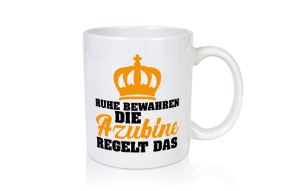 Azubine Spruch | Ausbildung Tasse Auszubildende Geschenk Humor Geschenkidee