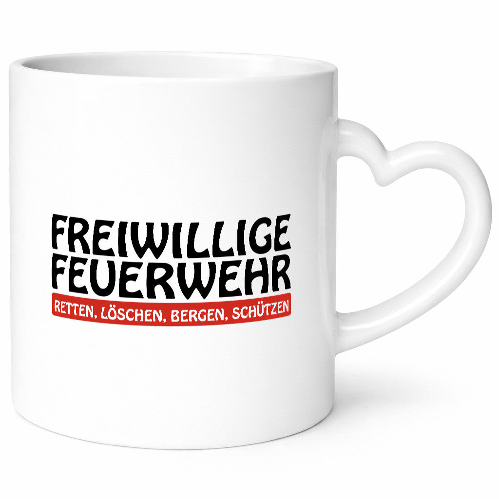 Freiwillige Feuerwehr | Retten Löschen Bergen Schützen Geschenkidee Humor Tasse