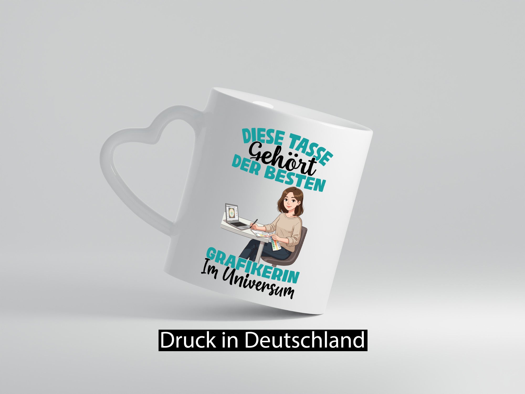 Im Universum: Grafikerin | Grafik Design Geschenk Humor Geschenkidee lustiger