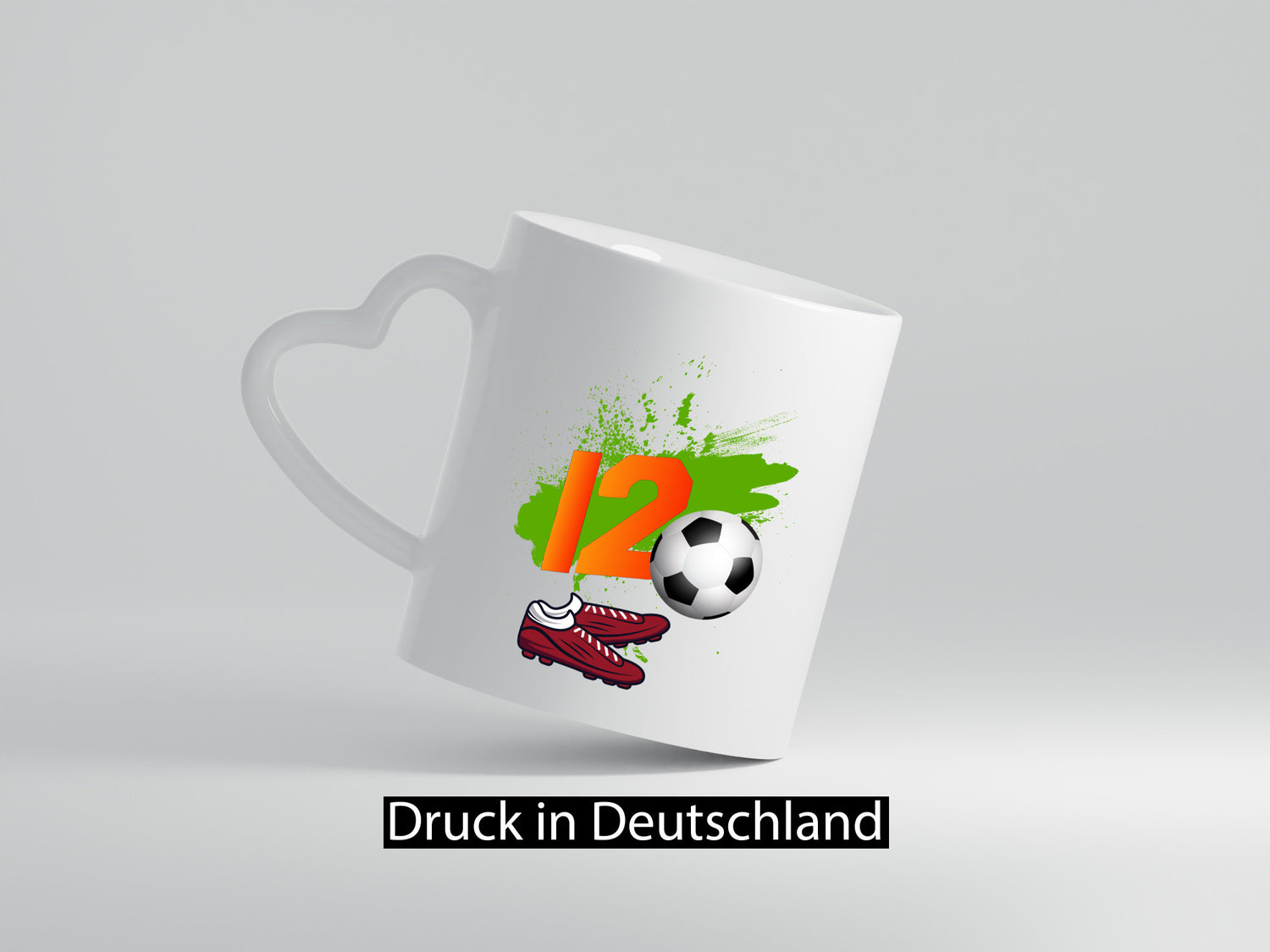 12. Geburtstag | Jungen Fußball Fußballspieler Humor Geschenkidee Tasse