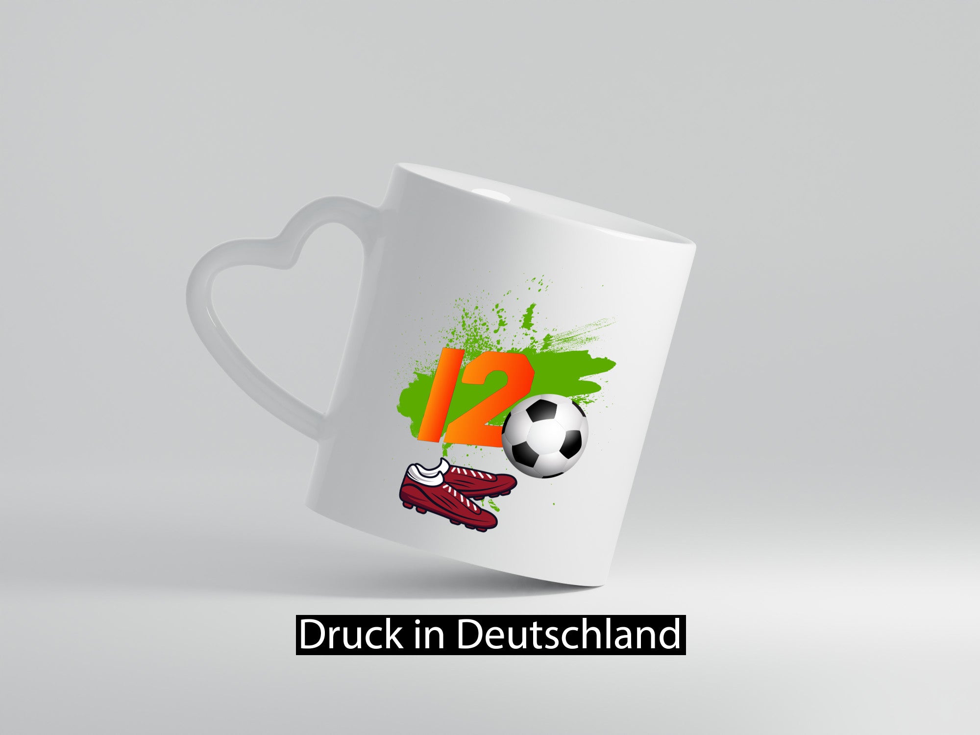 12. Geburtstag | Jungen Fußball Fußballspieler Humor Geschenkidee Tasse