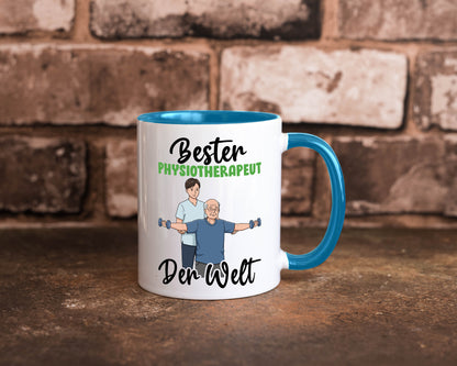 Bester Physiotherapeut v3 Geschenk Humor Geschenkidee lustiger Spruch Tasse
