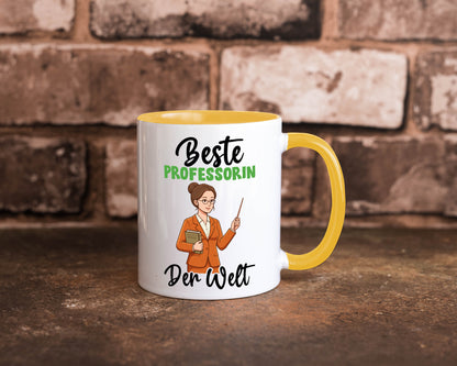Beste Professorin | Uni Universität v2 Humor Geschenkidee Tasse