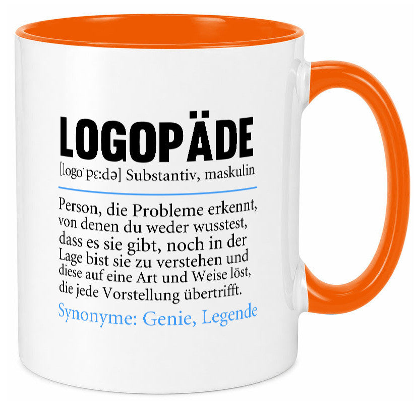 Logopäde | Spruch lustig Sprachtherapie Beruf lustiger Geschenk Arbeit Kollegen