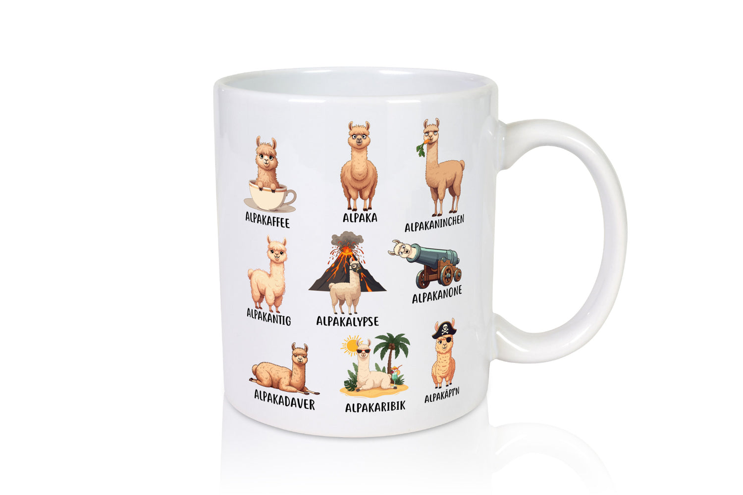 Lama | Wortspiel Alpakaherde Geschenk Humor Geschenkidee lustiger Spruch Tasse