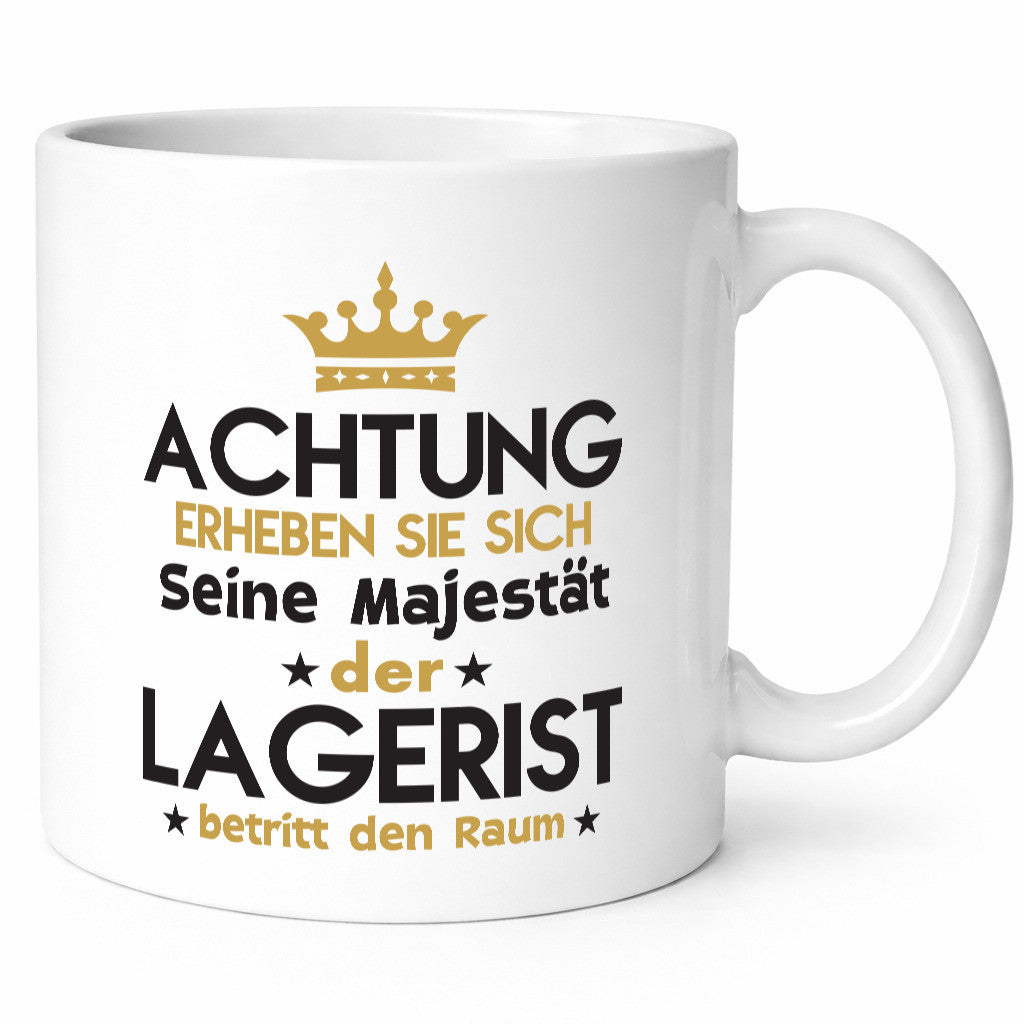 Seine Majestät Lagerist | Lageristen Lager Arbeiter lustig Arbeit Kollegen Büro