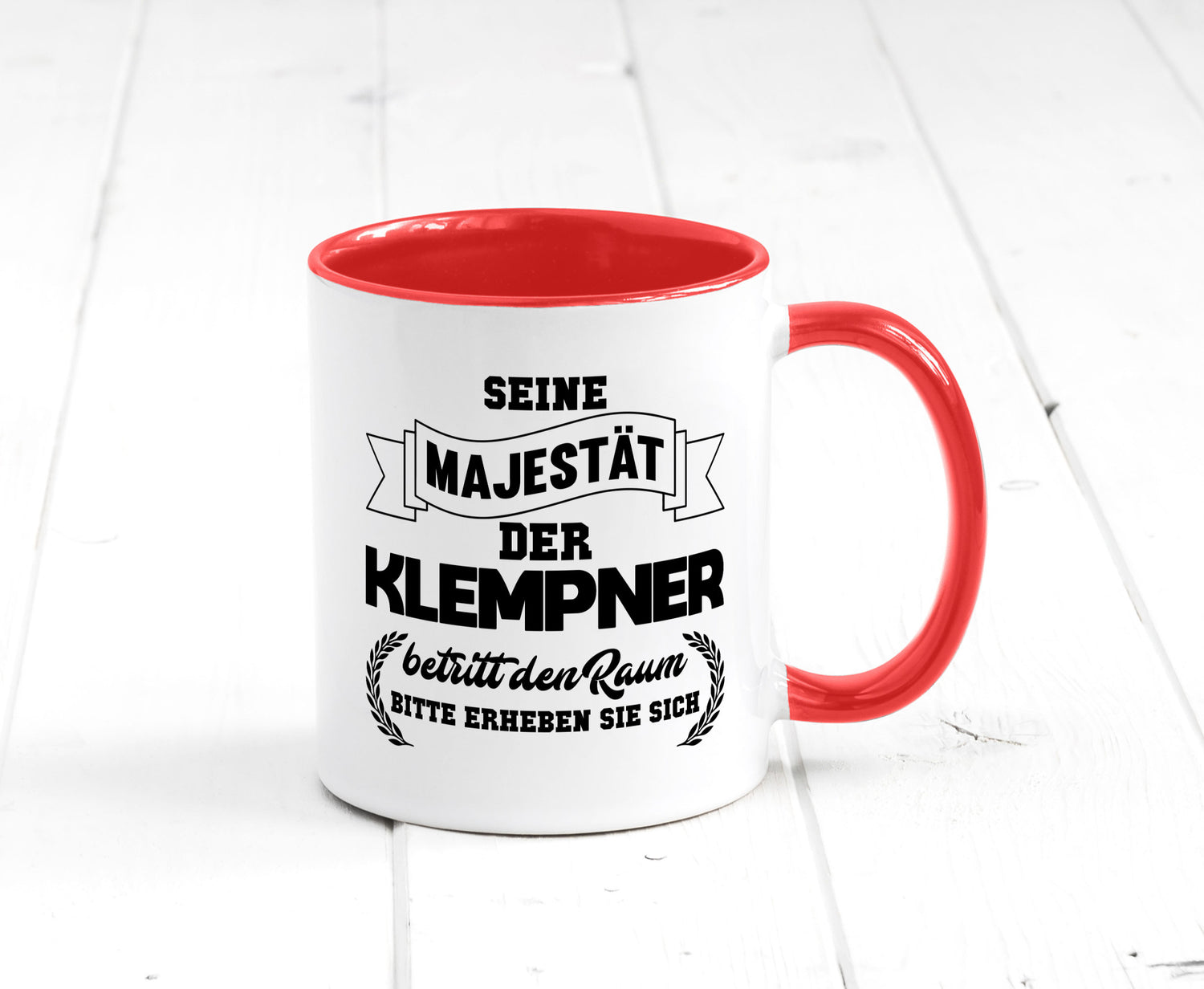 Der Klempner betritt den raum | Geschenk Humor Geschenkidee lustiger Spruch