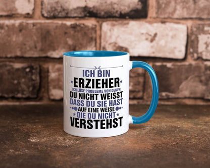 Löse Probleme: Erzieher | Pädagoge Schule v2 lustiger Spruch Geschenk Humor