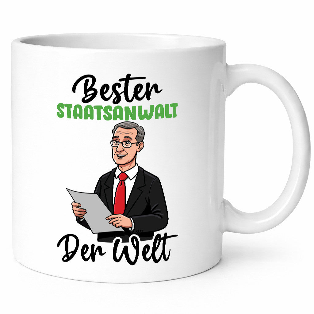 Bester Staatsanwalt | Anwalt Jurist v2 Geschenkidee Humor Tasse