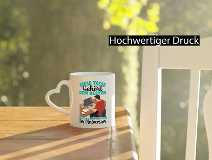 Im Universum: Wirtschaftsinformatiker | Informatik Humor Geschenkidee Tasse