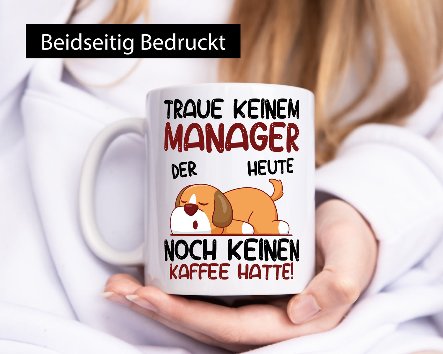 Traue keinem Manager | Management Geschenk Humor Geschenkidee lustiger Spruch