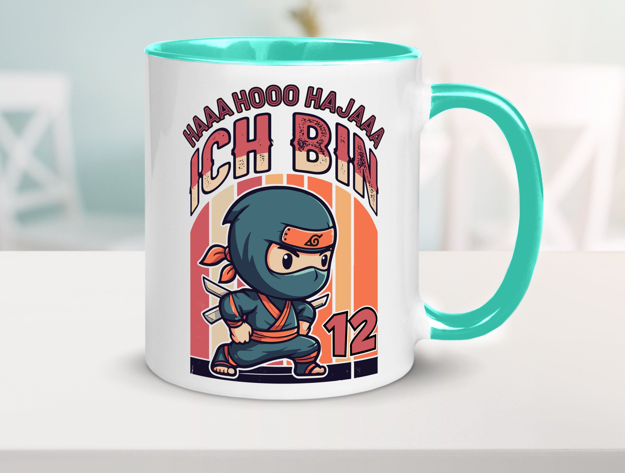 12. Geburtstag | Ninja Junge 12 Jahre Humor Geschenkidee Tasse