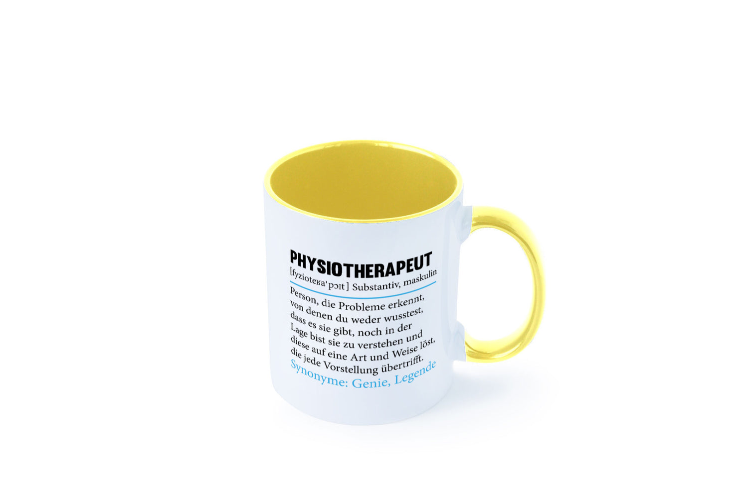 Physiotherapeut | Beruf Spruch Text lustig v2 Humor Arbeit Kollegen Büro