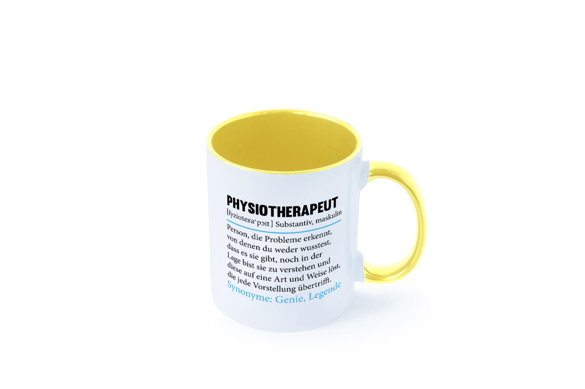 Physiotherapeut | Beruf Spruch Text lustig v2 Humor Arbeit Kollegen Büro