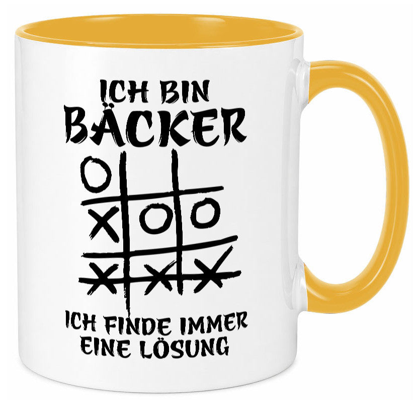 Ich bin Bäcker finde immer eine Lösung | Meister lustig Humor Geschenkidee