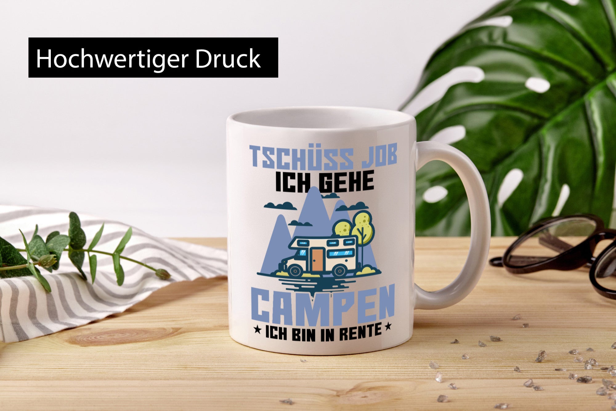 Ich gehe campen | Rentner Ruhestand Camper Geschenkidee Jubiläum Humor Tasse