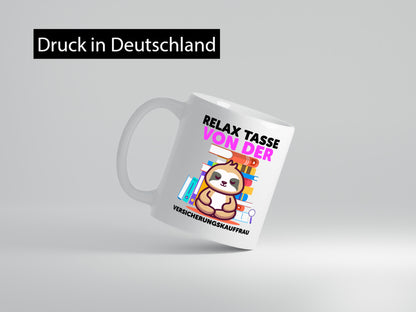 Relax Tasse: Versicherungskauffrau | Kauffrau Geschenkidee Humor Tasse