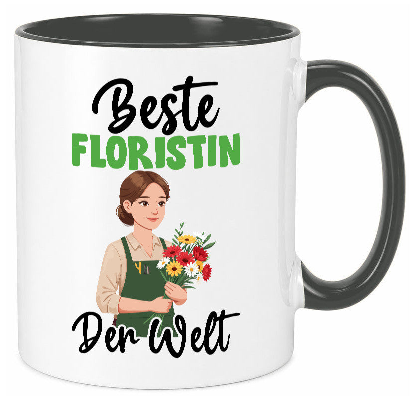 Beste Floristin | Blumen VerkÃƒÂ¤uferin Humor Geschenkidee Tasse