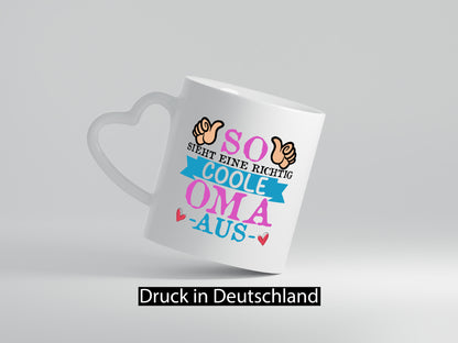So sieht eine richtig Coole Oma aus | Großmutter Humor Familie Geschenkidee