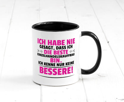 Die Beste Einzelhandelskauffrau | Einzelhandel Geschenkidee Humor Tasse