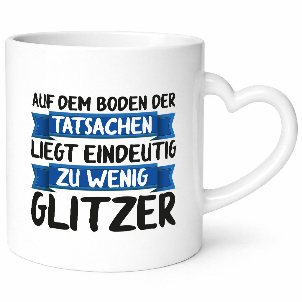 Auf den boden der Tatsachen | Glitzer komm mal runter lustiger Spruch Geschenk