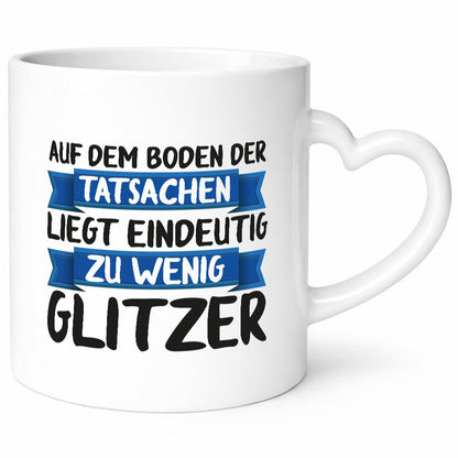 Auf den boden der Tatsachen | Glitzer komm mal runter lustiger Spruch Geschenk