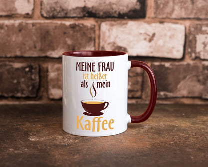 Meine Frau ist heißer als Kaffee | Ehe Partnerschaft Geschenk Humor