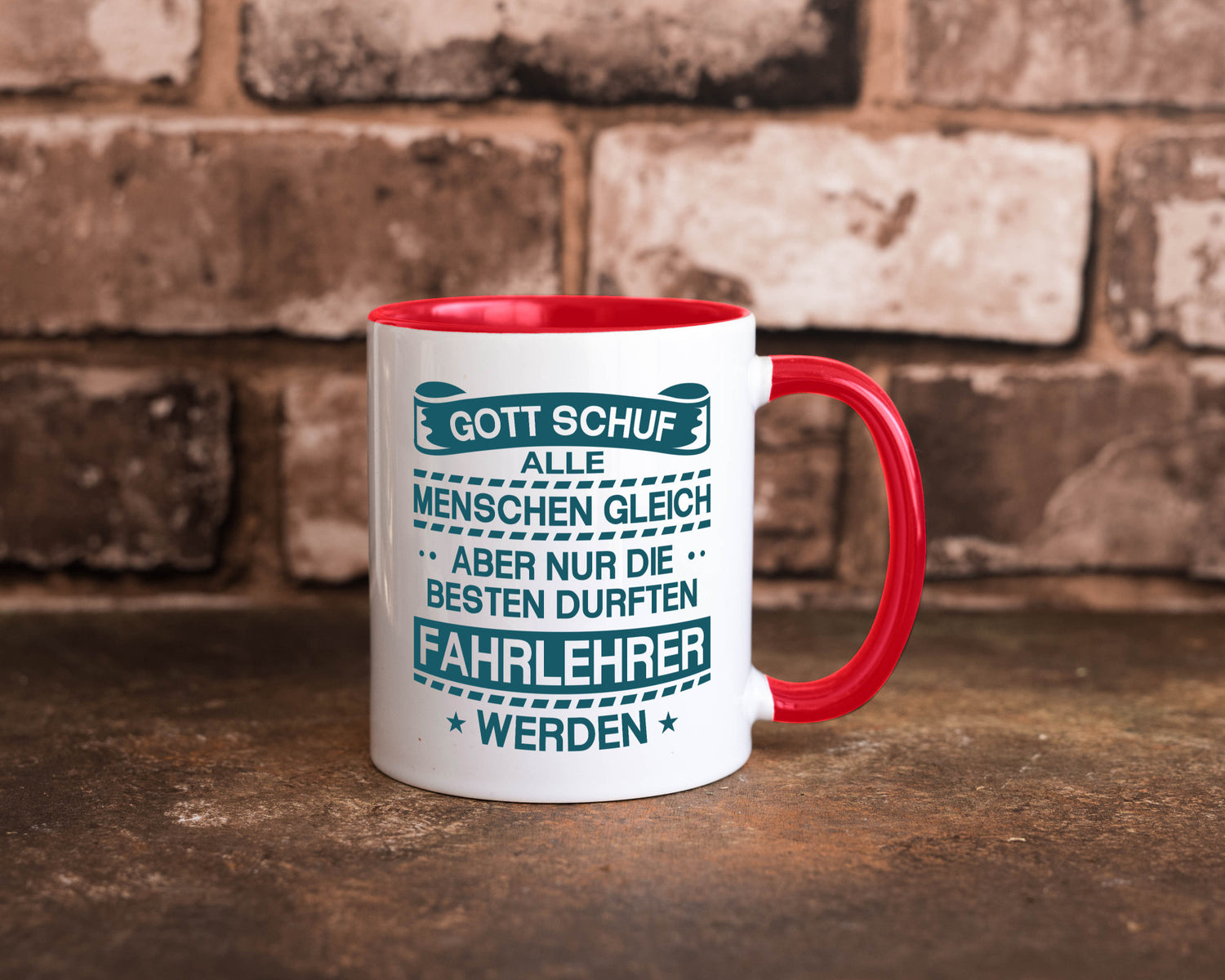 Alle Menschen gleich, die Besten sind Fahrlehrer | Sterne Humor Geschenkidee