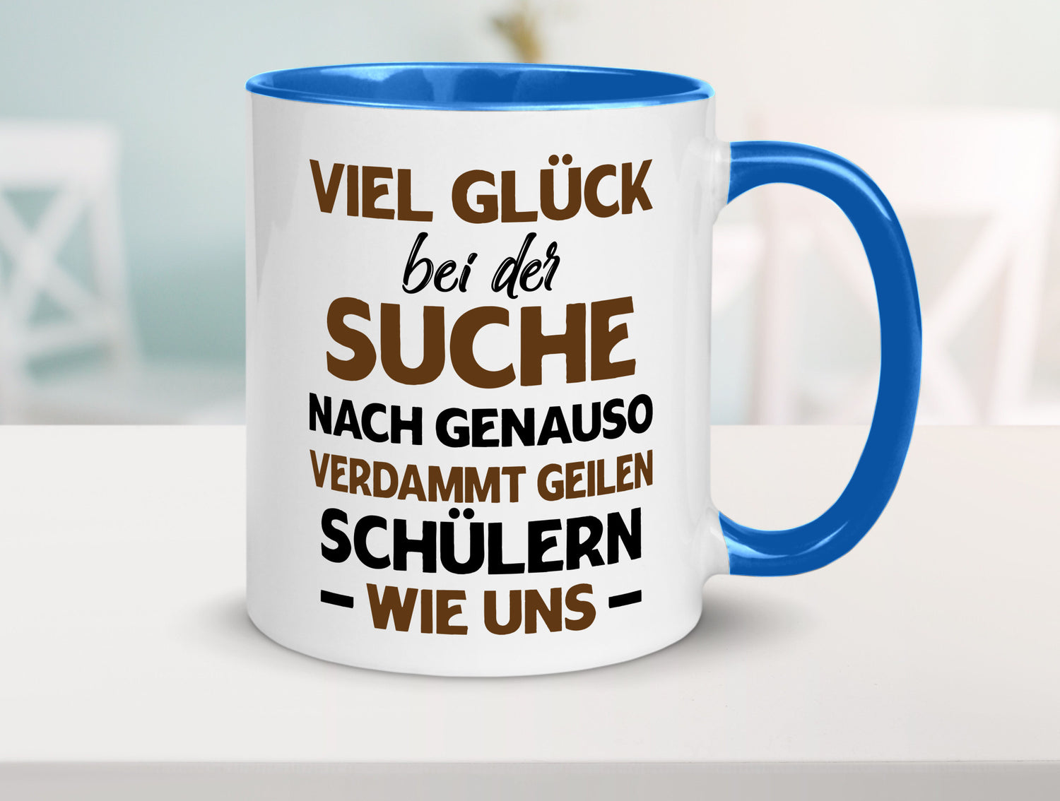 Viel glück | Geile schüler Schule Beste Lehrerin lustig Humor Geschenkidee