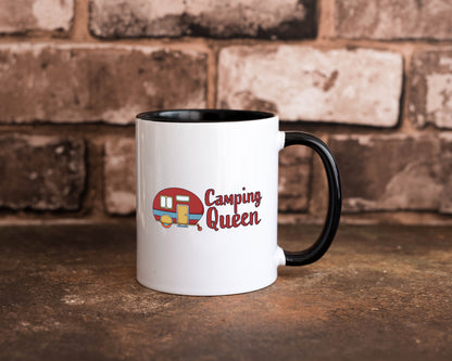 Camping Queen | Wohnanhänger Geschenk Humor Geschenkidee lustiger Spruch Tasse